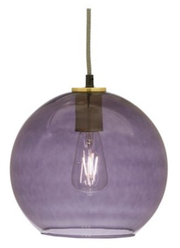Purple Glass Pendant Light by Drew Barrymore Flower Home