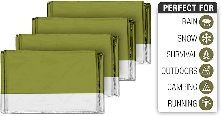 Swiss Safe Thermal Blankets (4-Pack)