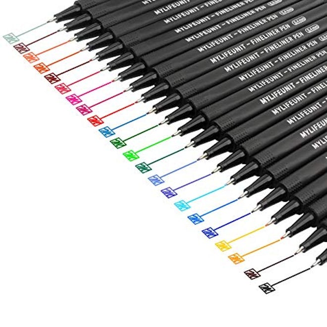 MyLifeUNIT Fineliner Pens (22-Pack)