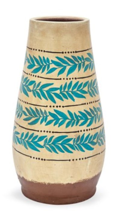 Large Vintage Palm Decorative Vase by Drew Barrymore Flower Home