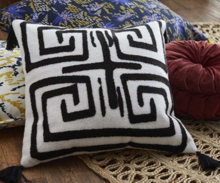 Hand Drawn Geo Boucle Decorative Throw Pillow, 20x20" by Drew Barrymore Flower Home