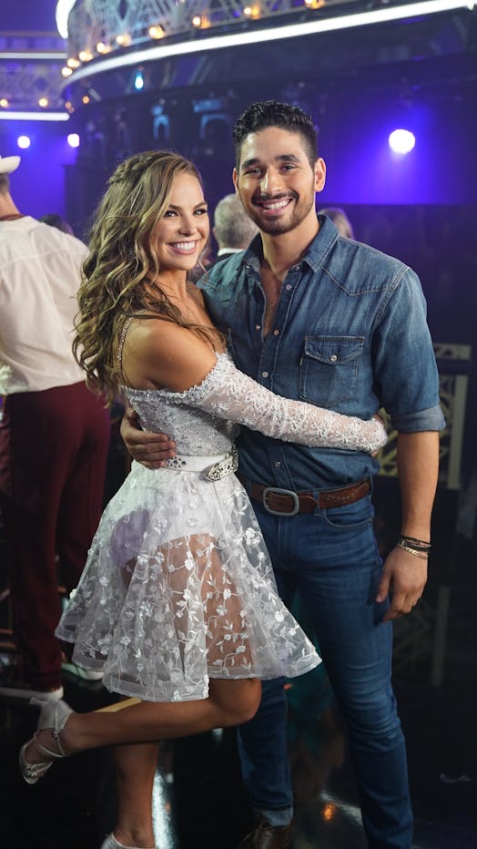 Hannah Brown and Alan Bersten during week 6 of DWTS.