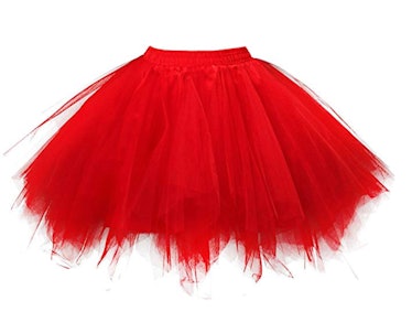 OBBUE Women's Short Vintage Petticoat Skirt Ballet Bubble Tutu