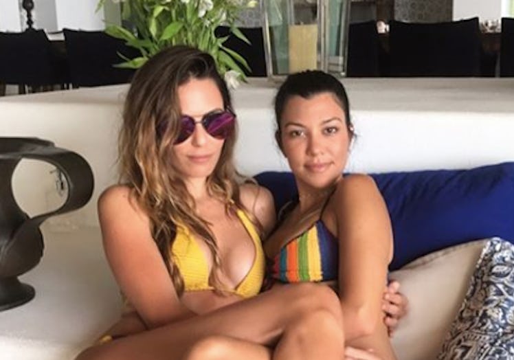 Sarah Howard and Kourtney Kardashian