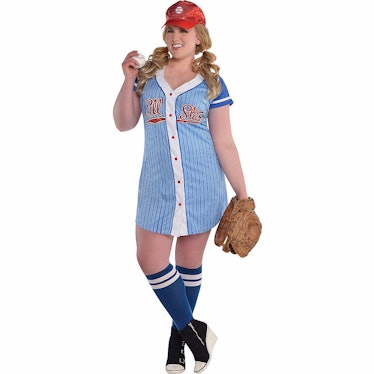 Adult Baseball Babe Costume Plus Size