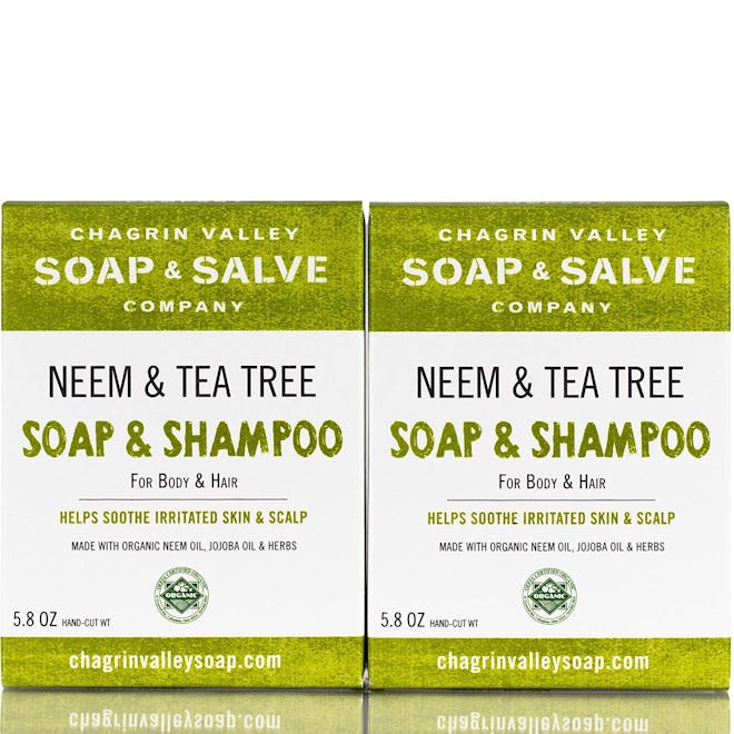 Chagrin Valley Soap & Salve Neem & Tea Tree Soap & Shampoo (2-Pack)