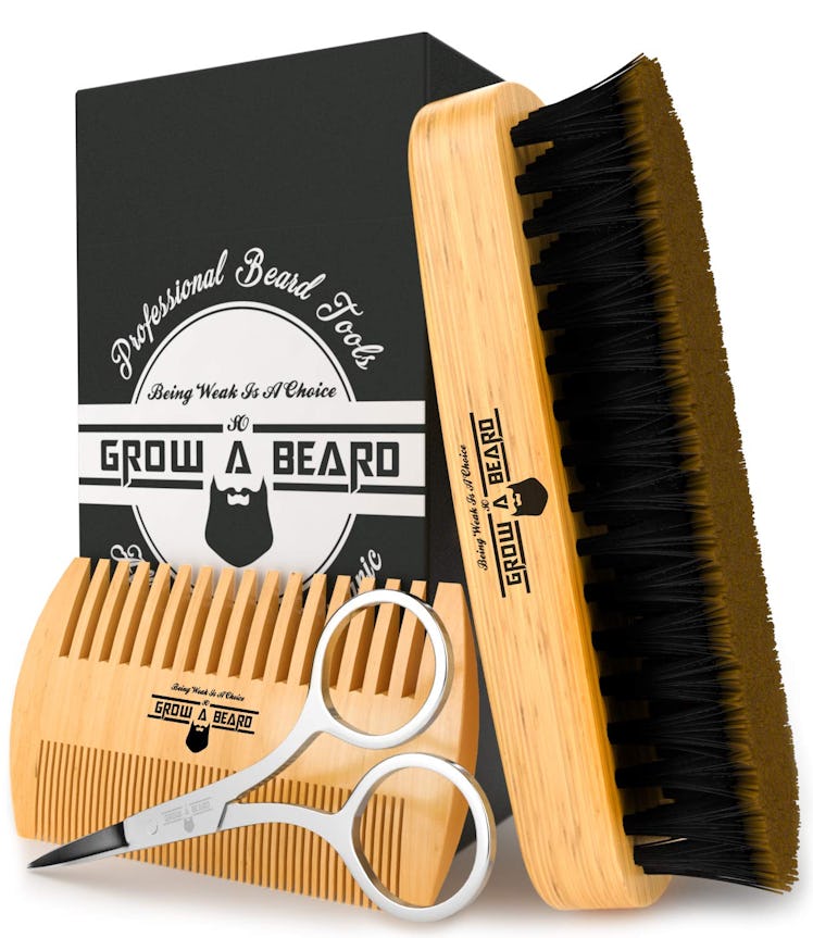 Beard Brush & Comb Set