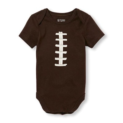 Baby Boys Football Graphic Bodysuit