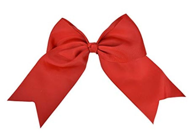 Motique Accessories Red Jumbo Bow Clip with Tails