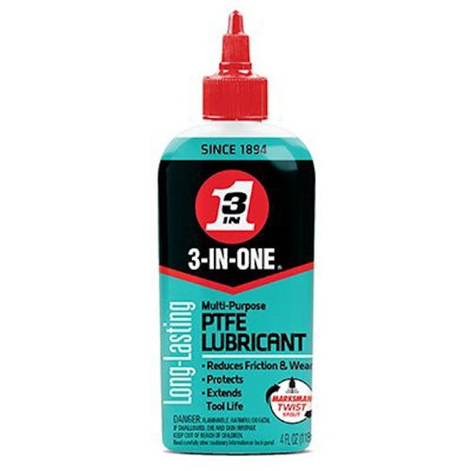 3 In 1 Multi-Purpose Lubricant with PTFE, 4 oz.