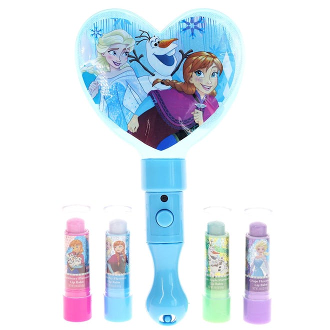Frozen Light Up Mirror with 4-pack Lip Balm
