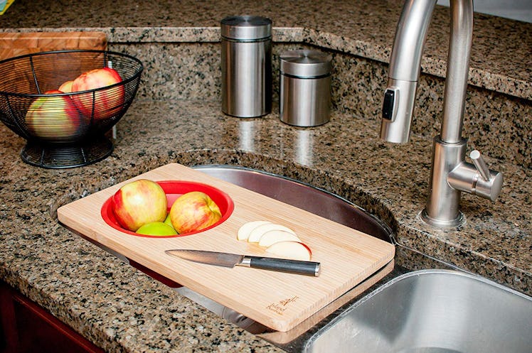 Island Bamboo Over-the-Sink  Cutting Board