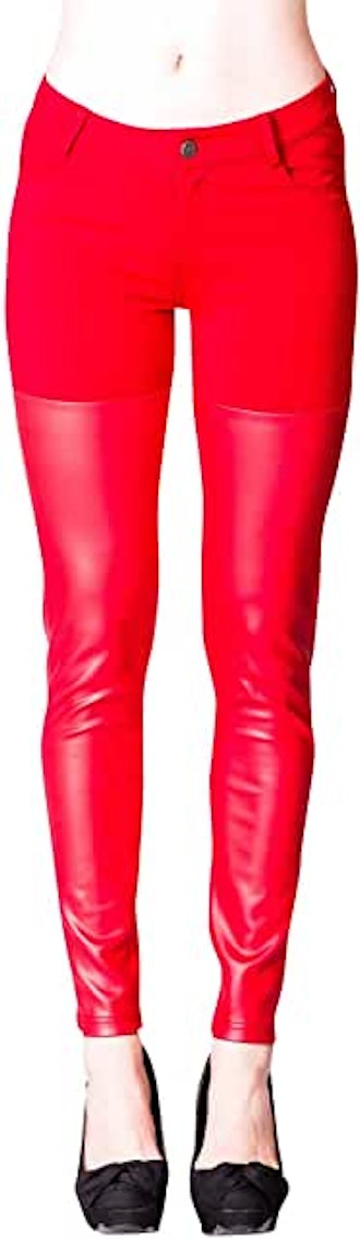 VIRGIN ONLY Faux Leather Leggings (Small - X Large)
