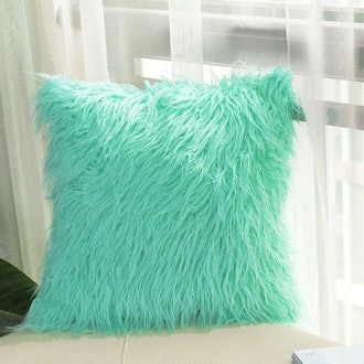 BLEUM CADE Faux Fur Decorative Pillow