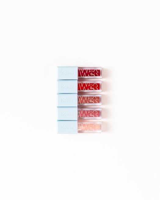 All five shades of Kosas' new Wet Lip Oil Gloss