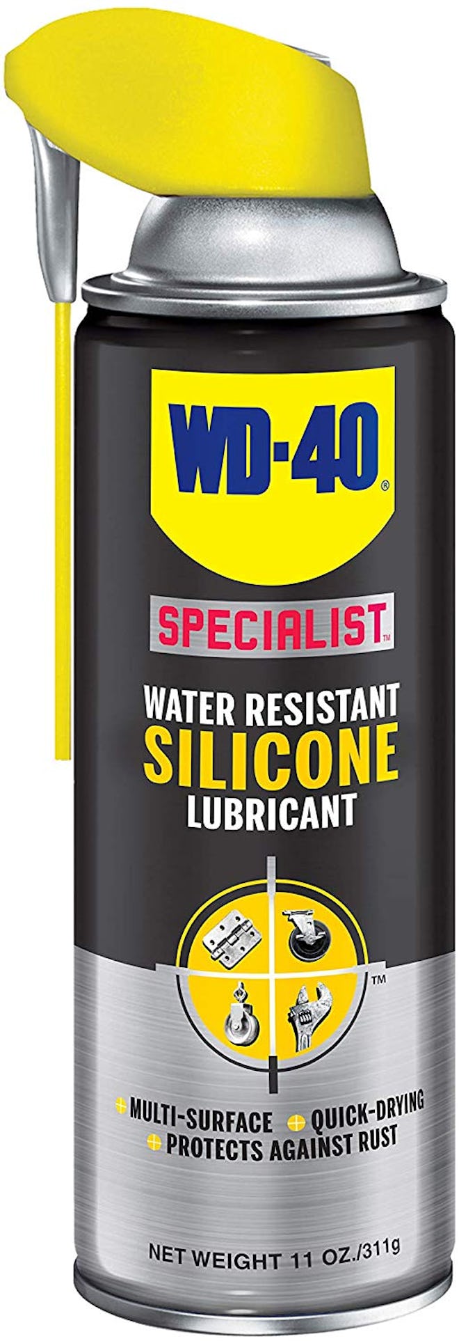 WD-40 Water Resistant Silicone Spray Lubricant, 11 oz.