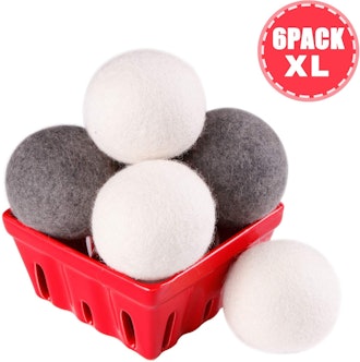CoolCloudS Wool Dryer Balls (6-Pack)