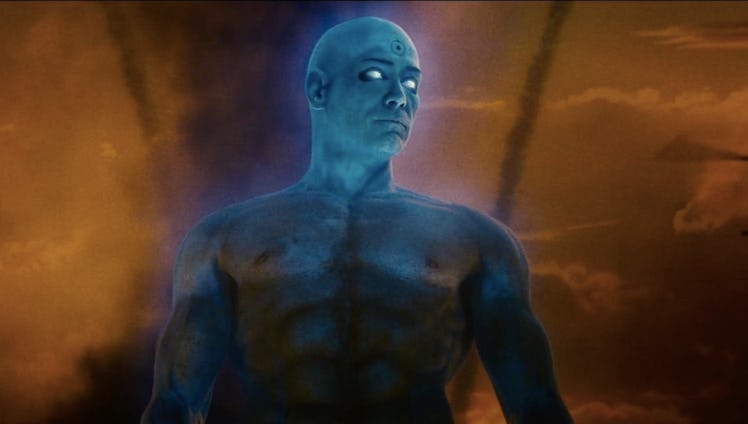 Dr. Manhattan as envisioned by the 2009 Watchmen movie