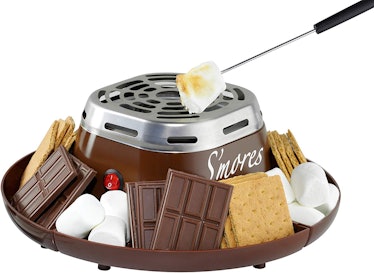 Nostalgia Electric Stainless Steel S'mores Maker