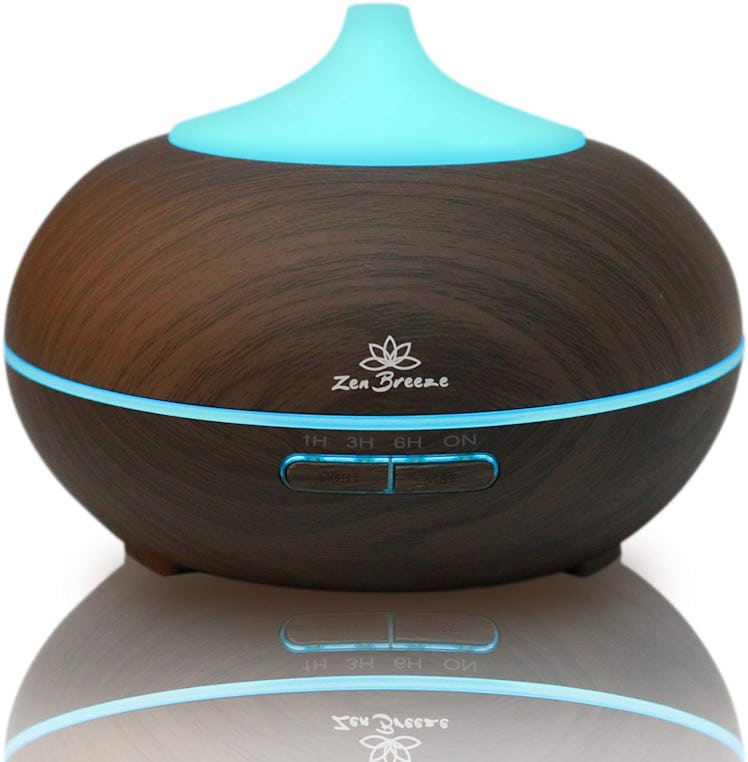 Zen Breeze Essential Oil Diffuser Dark Wood