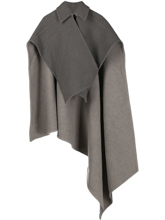 Cross-Wrap Double Face Cape