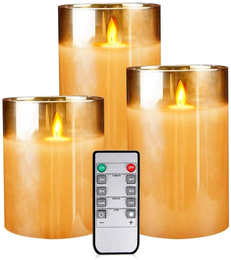 Yinuo Candle Flameless LED Candles (3-Pack)