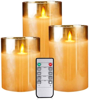 Yinuo Candle Flameless LED Candles (3-Pack)