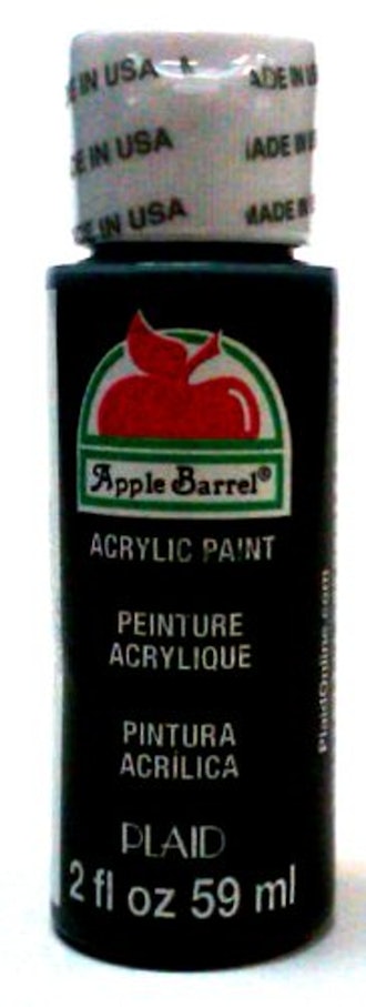 Apple Barrel Black Acrylic Paint