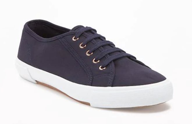 Old Navy Canvas Sneakers For Women Navy