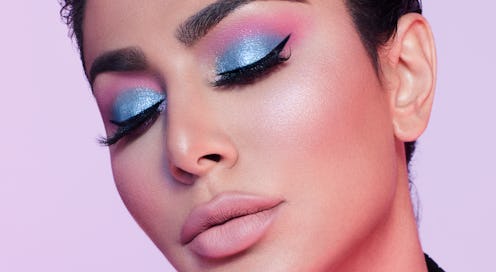 Huda Kattan demonstrates makeup to wear during Mercury Retrograde.