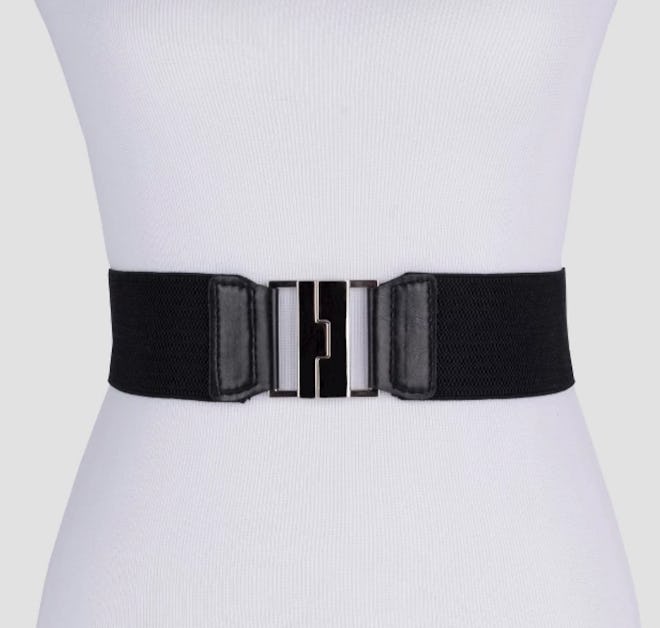 Ava & Viv Women's Plus Size Stretch Belt Black