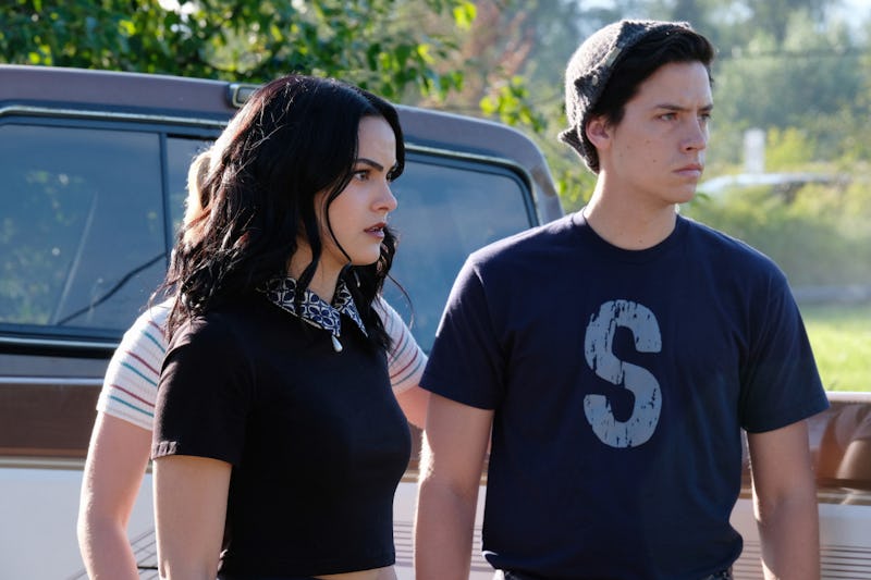 A 'Riverdale' Season 4 still of Jughead and Veronica.