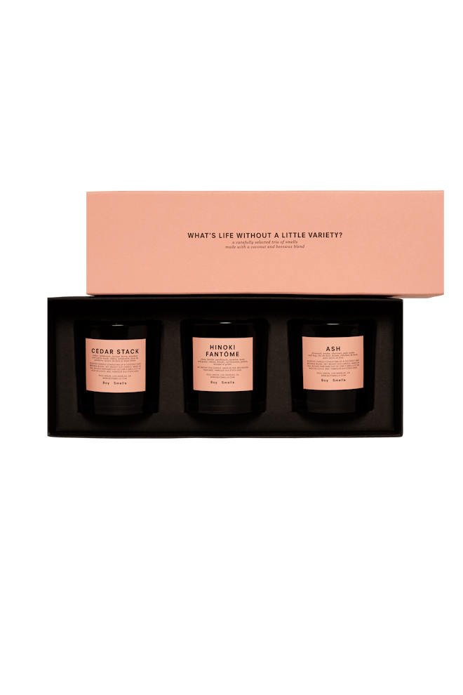 Holiday Edition Cedar Stack, Ask, and Hinoki Fantôme Votive Set