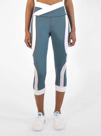 7/8 Curved Leggings in Mint