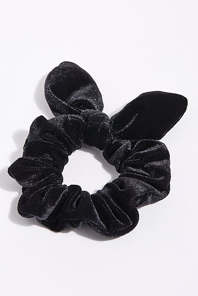 Knotted Velvet Scrunchie