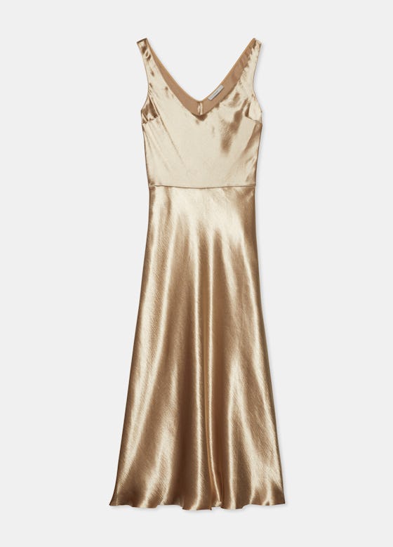 Metallic Tank Dress