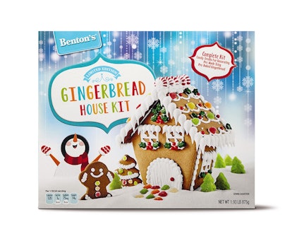 A gingerbread house is always a winner. 