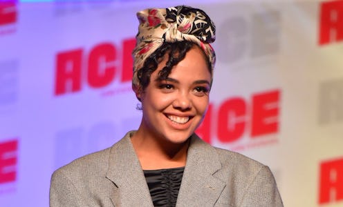 Tessa Thompson's bubble ponytail will inspire your next going-out look
