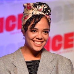 Tessa Thompson's bubble ponytail will inspire your next going-out look