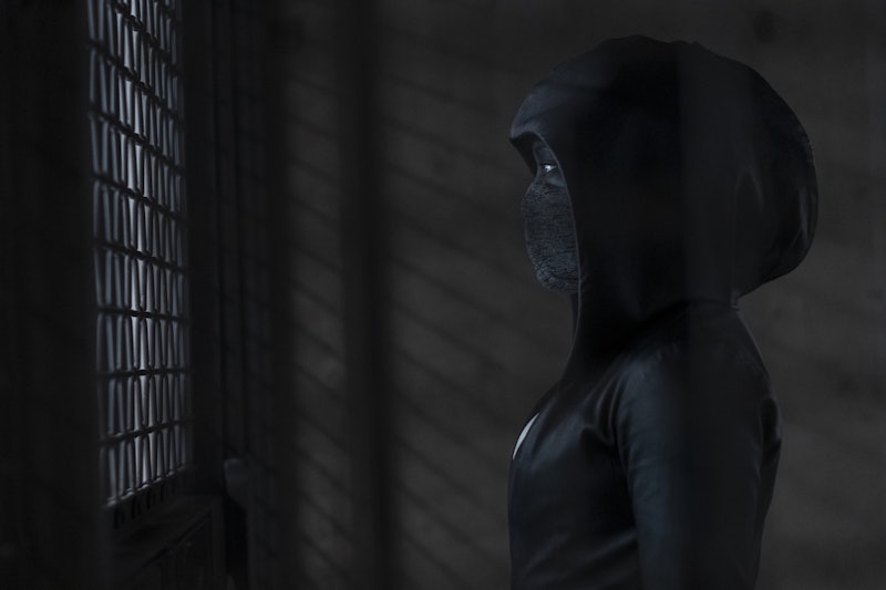 Regina King as Sister Night in the alternate 2019 of Watchmen