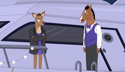 Penny (voiced by Ilana Glazer) and BoJack (voiced by Will Arnett) in BoJack Horseman