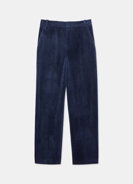 Velvet Cropped Trouser