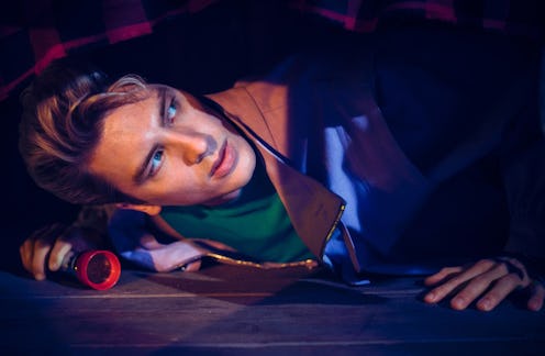 Xavier, played by Cody Fern, is trapped in Camp Redwood on AHS: 1984