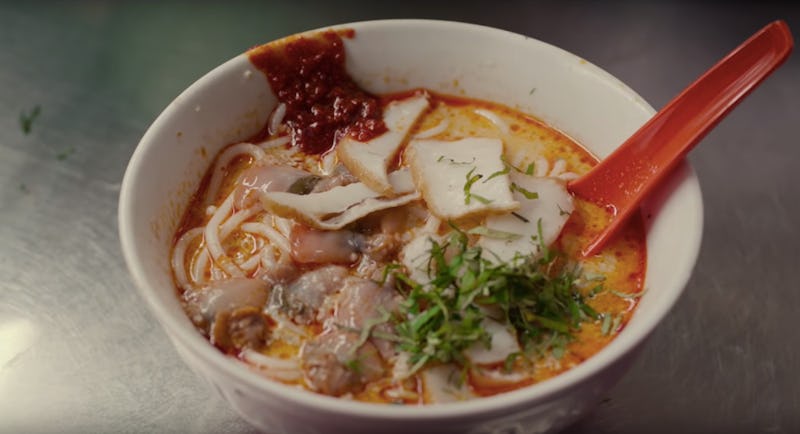 A bowl of noodles from the movie Ramen Shop