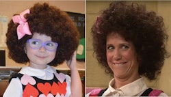 Everly Jones dressed as "Gilly" from SNL for this year's Halloween costume.