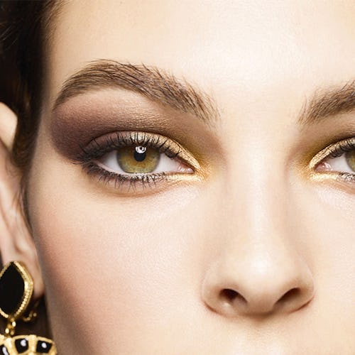 The Chanel holiday 2019 makeup collection was inspired by the baroque period and includes gilded ric...