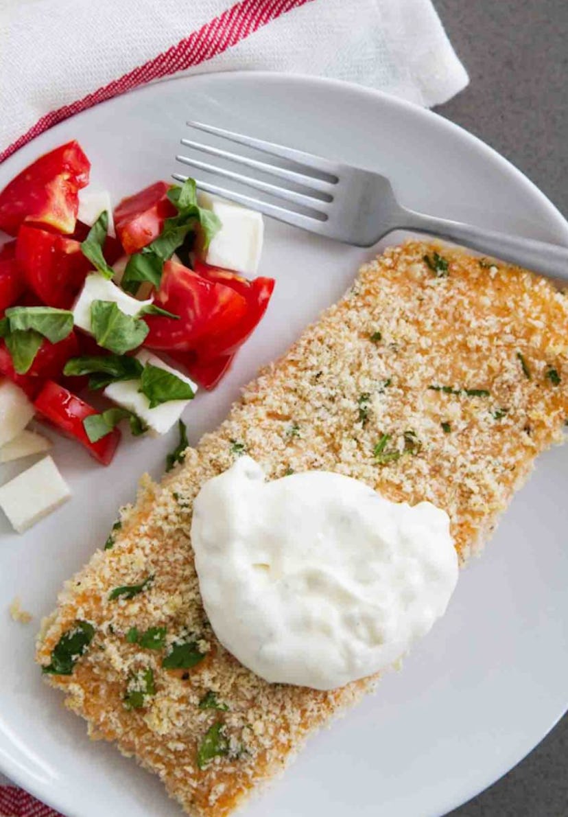 Taste And Tell's crispy salmon with tartar sauce recipe is a tasty alternative to a fried fish dish