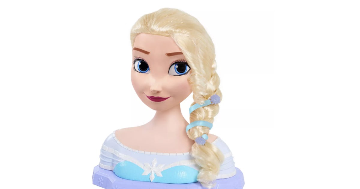 This Princess Elsa Styling Head Can Change Hair Colors Like Magic