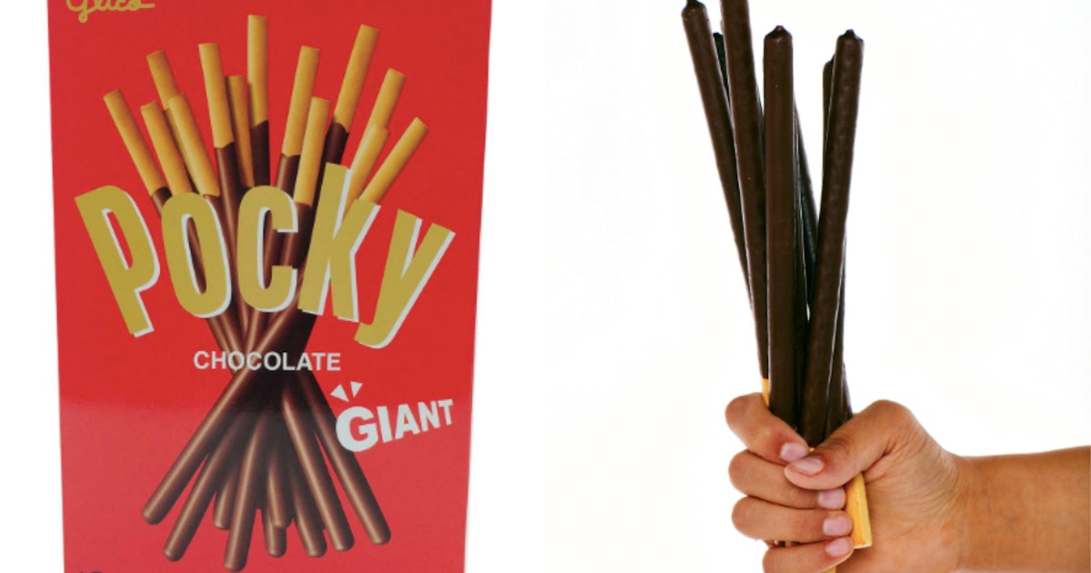 These Giant Pocky Sticks Are Basically The Size Of Tree Branches