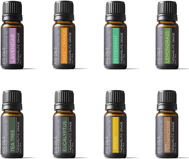 Kis Oils Pure Essential Oil Set of 8